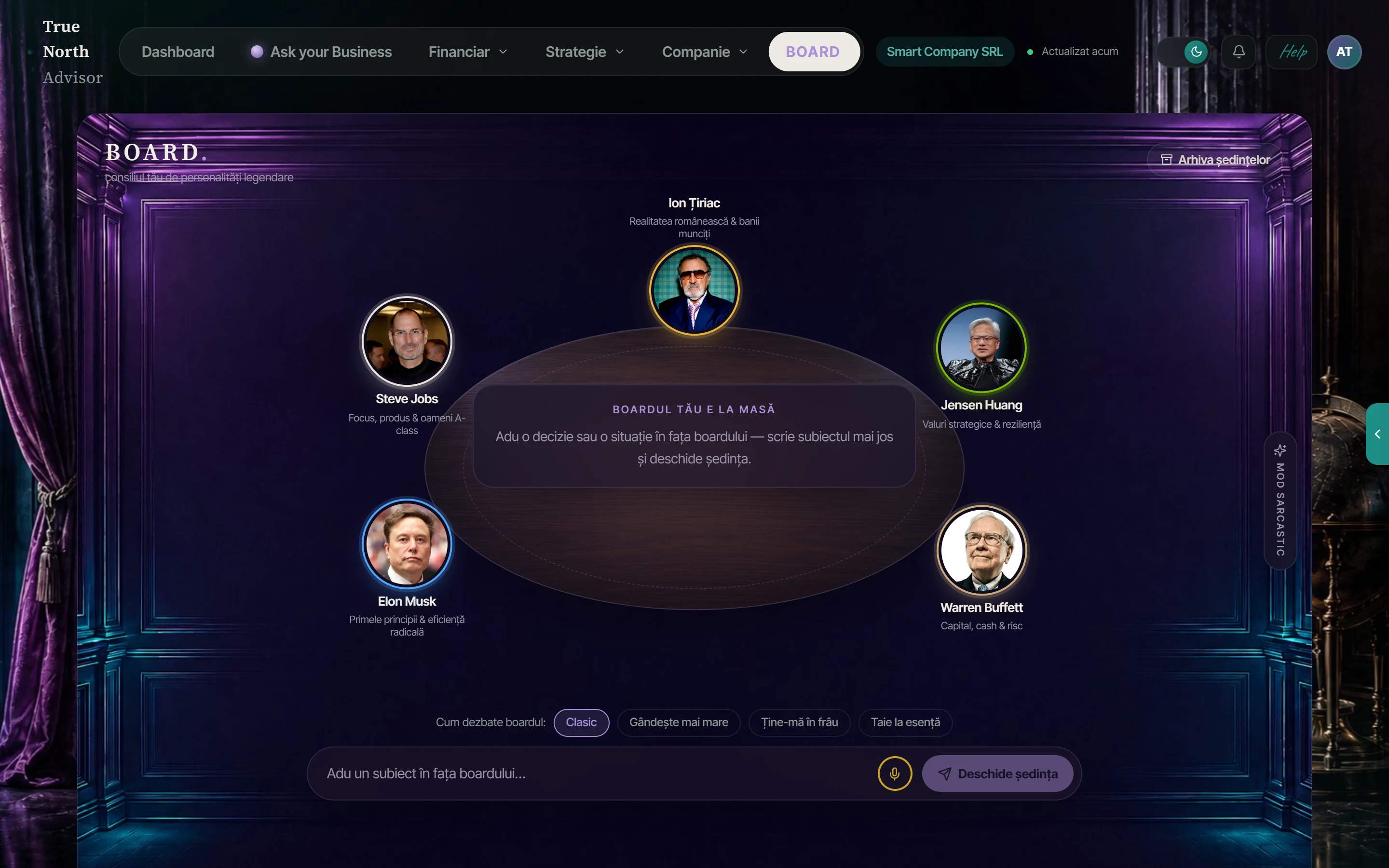 TrueNorth – the board table